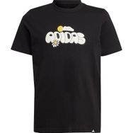 Adidas IZ0418 Siyah Doodle Pack Günlük Çocuk T-Shirt