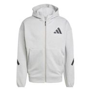 Adidas JF2450 Z.N.E. Full-Zip Gri Günlük Stil Erkek Sweatshirt