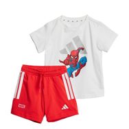 Adidas JF3629 Beyaz I MRVL SM T SET Çocuk Günlük Şortlu Takım