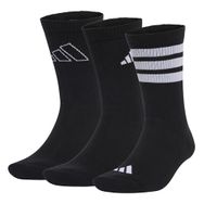 Adidas JI6315 Siyah Logo 3'lü Unisex Günlük Stil Çorap