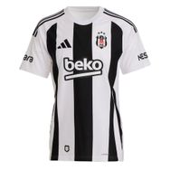 Adidas JK2784 Striped 24 JSY Beyaz Beşiktaş 2024/2025 İç Saha Çubuklu Erkek Forma