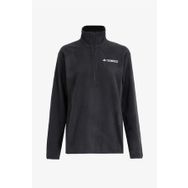 Adidas JX5057 MT ESS HZ FL Siyah Erkek Fermuarlı Normal Düz Polar Sweatshirt