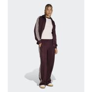 Adidas KS0414-001 Bordo Originals Mohair Firebird Loose Track Tracksuit Bottoms Kadın Eşofman Altı