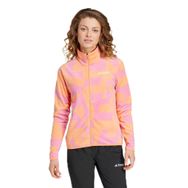 Adidas Terrex Multi Printed Fleece Turuncu Kadın Sweatshirt