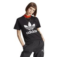 Adidas Trefoil Tee Siyah Kadın Günlük Tişört