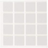 Adilon 16'lı 25x25 mm Kare Beyaz Eva Bazlı Keçe