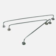 Adilon 40 cm Krom Metal Kravatlık