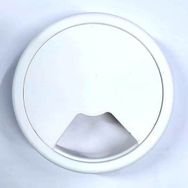 Adilon 8 cm Beyaz Kablo Çıkış Plastiği