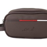 ADM Tommy Suni Deri Seyahat El Kahverengi Tıraş Çantası