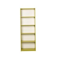 Adore MBK-05-YS-1 Yeşil Modern 5 Raflı Kitaplık
