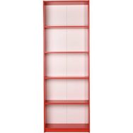 Adore Modern MBK-05-KS-1 Kırmızı 5 Raflı Kitaplık