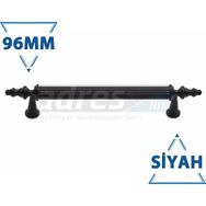 Adresline 4'lü 96 mm Siyah Gündüz Kulp