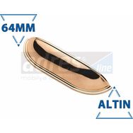 Adresline 4'lü Altın 64 mm Tas Kulp