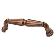 Adresline 8'li 64 mm Antik Bakır Çizgili Kulp ve Düğme