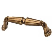 Adresline 8'li 64 mm Antik Sarı Çizgili Kulp ve Düğme