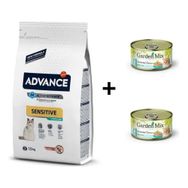 Advance Somonlu Kısırlaştırılmış Kedi Maması 1,5 kg + 2 Adet Yaş Mama