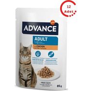 Advance Tavuklu Yetişkin 12×85 gr Kedi Yaş Mama