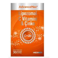 Advancemax Lipozomal C Vitamini Çinko 30 Kapsül