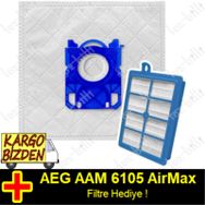 AEG AAM 6105 Airmax 20 Adet Toz Torbası + Filtre Hediyeli