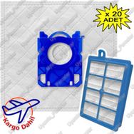AEG AET 7765 Twintech 20 Adet Toz Torbası + Filtre Hediyeli