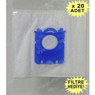 AEG Essensio AEO 5460 Bez Kumaş 20 Adet Toz Torbası + Hediyeli