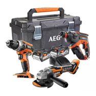 AEG JP18L3-402TB Akülü Kombo 3'Lü Set Profesyonel