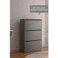 Aeka AE-1078 110 cm 3 Kapaklı Vizyon Ayakkabılık