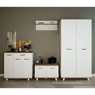 Aeka AE-3041 Eras Lüks Vestiyer-Askılıklı Ayakkabılık-Portmanto Takımı