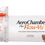 AEROCHAMBER PLUS FLOW VU Anti Static Valved Holding 1-18 Aylık Turuncu Chamber