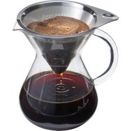 Aerolatte Mikro Filtreli Şeffaf Dripper Cam Kahve Demleme Ekipmanı