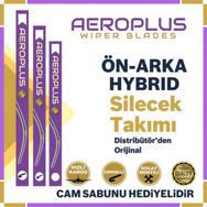 Aeroplus Opel Zafira A 1999-2005 Ön Arka Hybrid Silecek Takımı