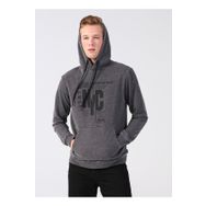 Aeropostale E-WASHED Kapüşon Yaka Baskılı Antrasit Erkek Sweatshirt
