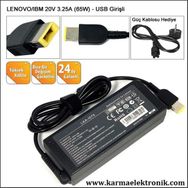 Afila Lenovo Ideapad E42-80 V310-15IKB V310-14IKB 20V 3.25 65w Laptop Adaptör
