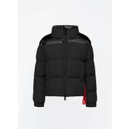 After Label TURKUN7864-1 Siyah Fermuarlı Kaz Tüyü Kadın Mont