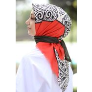 Afvente DP-180 Desenli Pamuk Eşarp