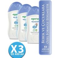 Agarta 3x400 ml Doğal Erkek Çocuklarına Özel Şampuan