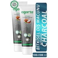 Agarta Doğal Aktif Karbonlu 2x100 ml Diş Macunu