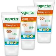 Agarta Doğal SPF 50+ 3x100 gr Güneş Kremi