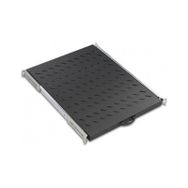 AGER AA-HRR60-A-S1 Dikili Tip 19 inç 1U D600MM İçin Ağır Hizmet Tipi Hareketli Siyah Raf Modülü