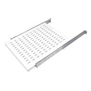 AGER AA-HRR80-A-B1 Dikili Tip 19 inç 1U D800 mm İçin Ağır Hizmet Tipi Hareketli Beyaz Raf Modülü