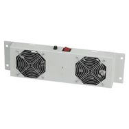 AGER AN-F2T-A-B1 2'li Beyaz Fan Modülü