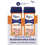 Agiss Natural Normal Ciltler 2x100 ml Roll-On Sir Ağda