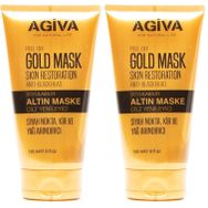 Agiva 2x150 ml Gold Soyulabilir Yüz Maskesi