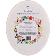 Agon Doğal El Yapımı Eşek Sütü Sabunlu 125 gr Vücut Duş Süngeri
