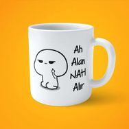 Ah Alan Nah Alır Espirili Baskılı Kupa Bardak