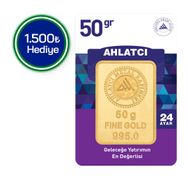 Ahlatcı 24 Ayar 50 gr Külçe Altın