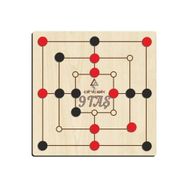 Ahtek ETİC043 Ahşap 9 Taş Akıl Zeka ve Strateji Oyunu
