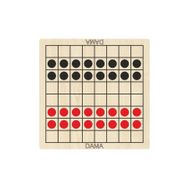 Ahtek ETİCSET170 Ahşap Dama Akıl Zeka ve Strateji Oyunu