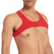 AIEOE B02 Kırmızı Erkek Tank Top T-shirt