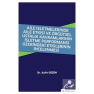 Aile İşletmelerinde Aile Etkisi ve Örgütsel Ustalık Kavramlarının İşletme Performansı Üzerindeki Etkilerinin İncelenmesi - Aylin Gözen